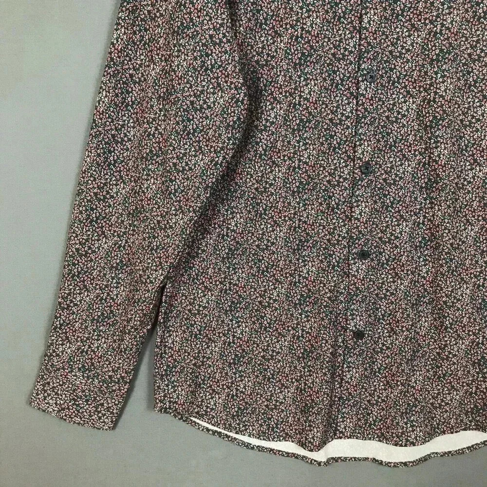 Mizzen + Main Leeward Trim Fit Long Sleeve Button Up Shirt Mens Size Medium M - Picture 6 of 16